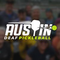 Austin Deaf Pickleball Logo