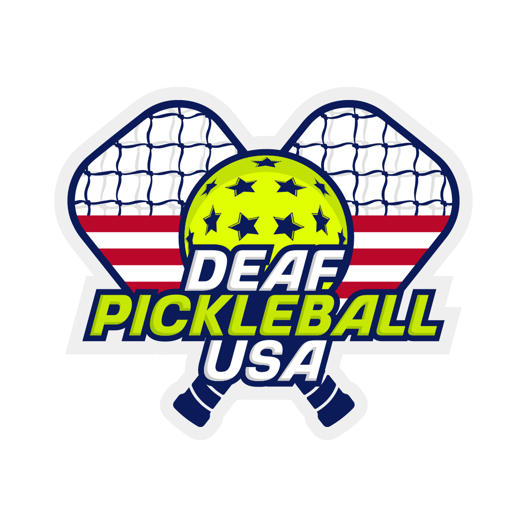 Deaf Pickleball USA Logo