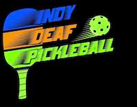 Indy Deaf Pickleball Logo